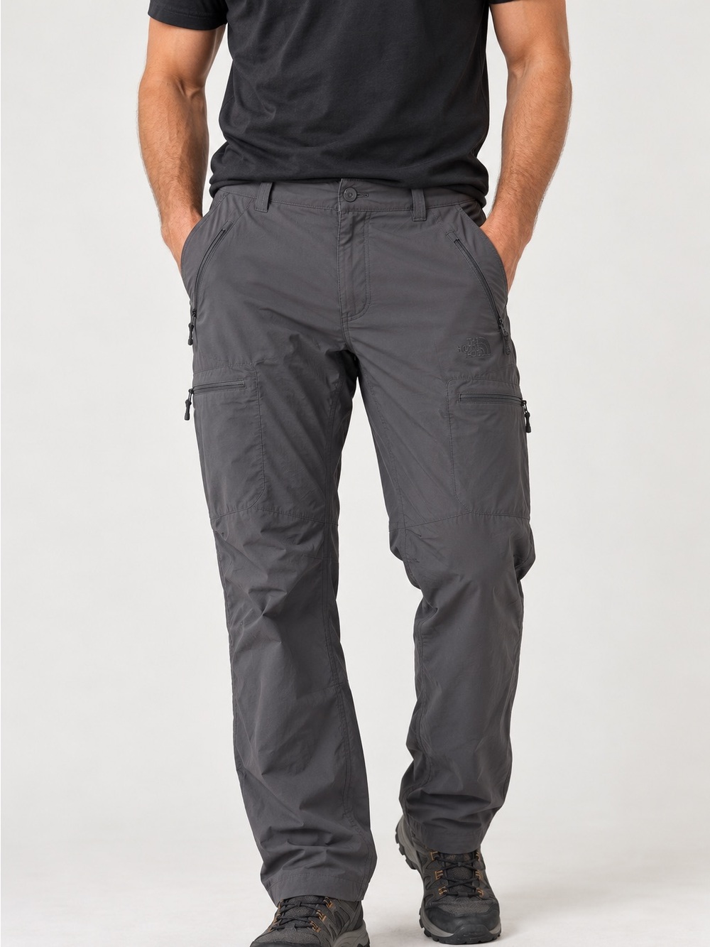 The North Face Men’s Size 34 Long Grey Cargo Hiking Pants